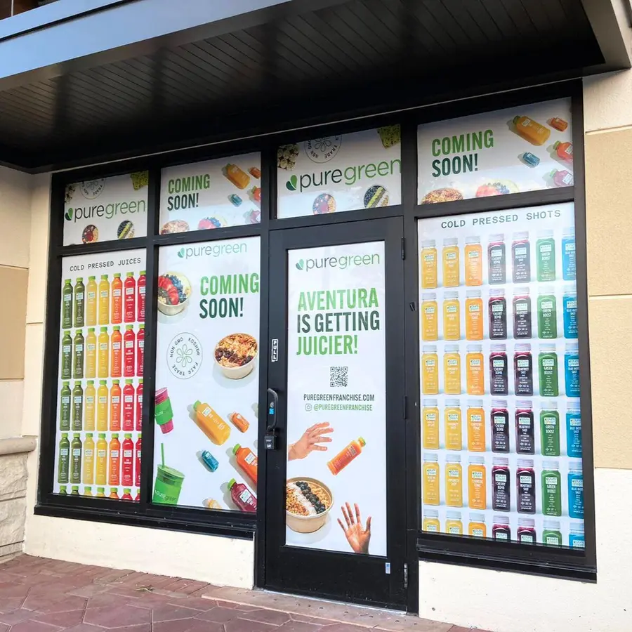 Full storefront window graphics